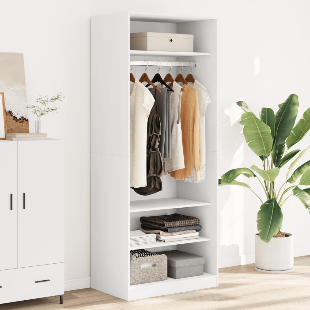 Weißer Kleiderschrank 80x200 cm