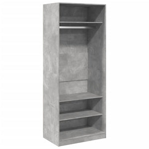 Kleiderschrank Betongrau 80x50x200 cm