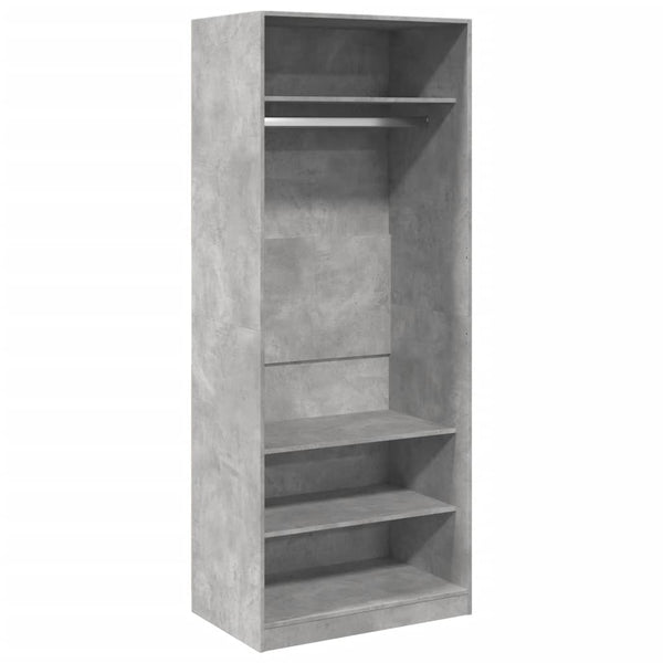 Kleiderschrank Betongrau 80x50x200 cm