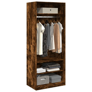 Kleiderschrank Räuchereiche 80x50x200 cm