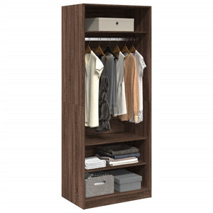 Kleiderschrank Braun Eichenoptik 80x200 cm