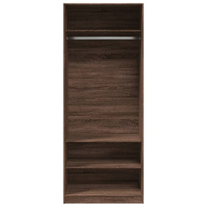 Kleiderschrank Braun Eichenoptik 80x200 cm