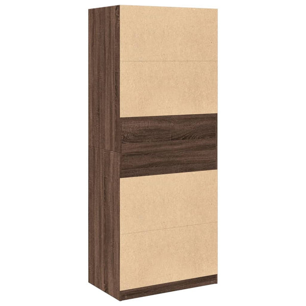Kleiderschrank Braun Eichenoptik 80x200 cm