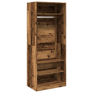Kleiderschrank Altholz-Optik 80x200 cm