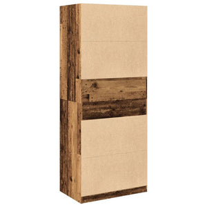 Kleiderschrank Altholz-Optik 80x200 cm