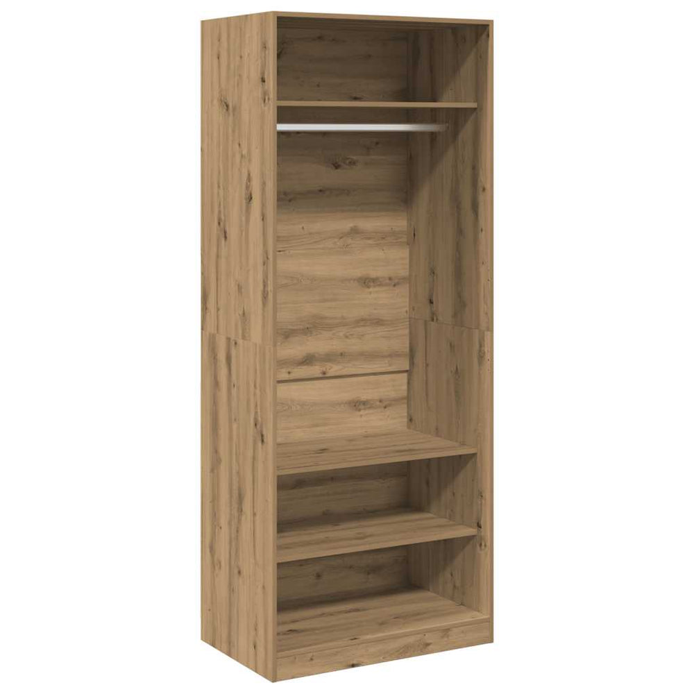 Kleiderschrank Artisan Eiche 80x50x200 cm