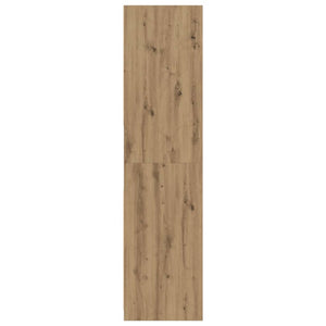 vidaXL Armoire chêne artisan 80x50x200 cm bois d'ingénierie
