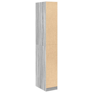 Kleiderschrank Grau Sonoma 30x50x200 cm