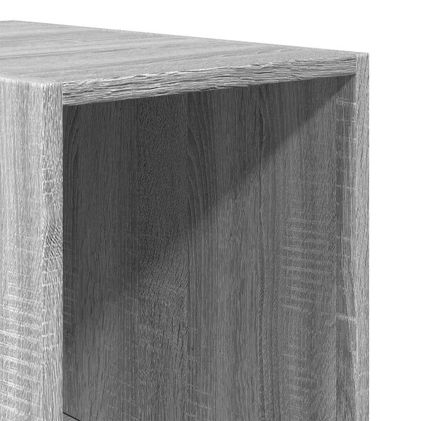 Kleiderschrank Grau Sonoma 30x50x200 cm