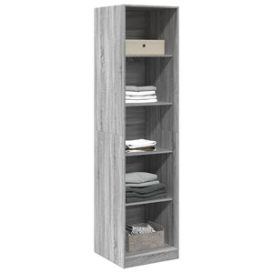 Kleiderschrank Grau Sonoma 50x50x200 cm