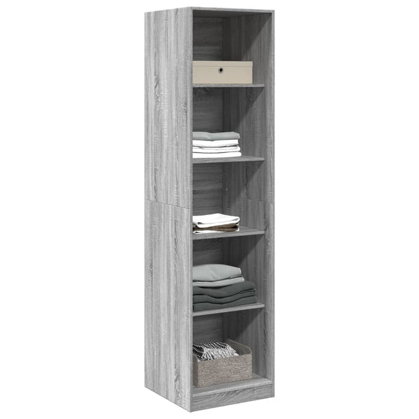 Kleiderschrank Grau Sonoma 50x50x200 cm