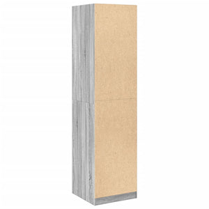 Kleiderschrank Grau Sonoma 50x50x200 cm