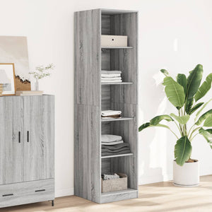 Kleiderschrank Grau Sonoma 50x50x200 cm