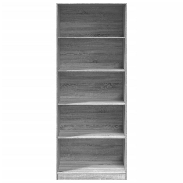 Kleiderschrank Grau Sonoma 80x50x200 cm