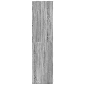 Kleiderschrank Grau Sonoma 80x50x200 cm