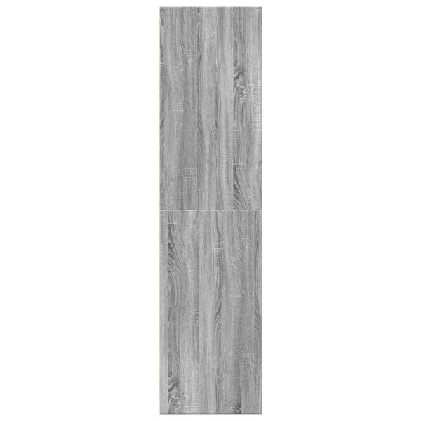 Kleiderschrank Grau Sonoma 80x50x200 cm
