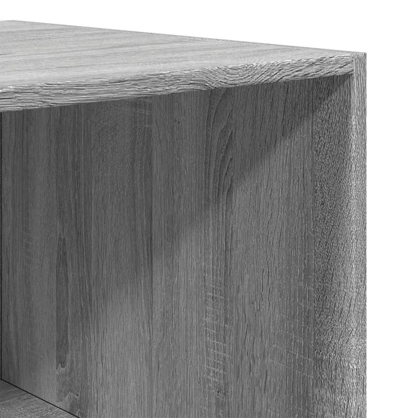 Kleiderschrank Grau Sonoma 80x50x200 cm