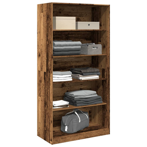 Kleiderschrank Altholz-Optik 100x50x200cm