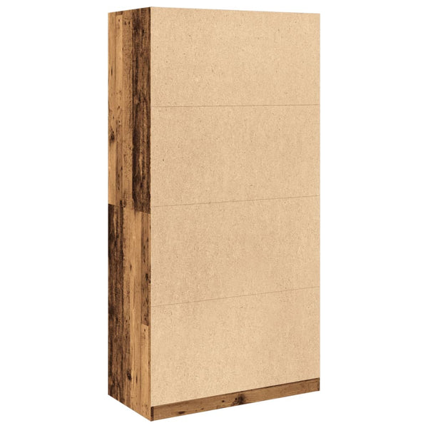 Kleiderschrank Altholz-Optik 100x50x200cm