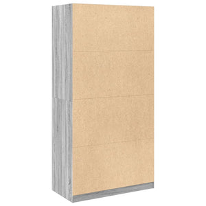 Kleiderschrank Grau Sonoma 100x50x200 cm