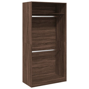 Kleiderschrank Braun Eiche-Optik 100x200 cm
