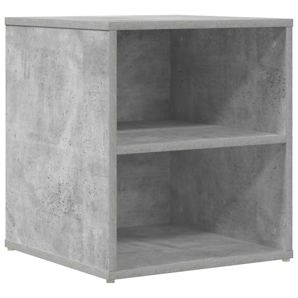 Eckregal Betongrau 200x40x45 cm