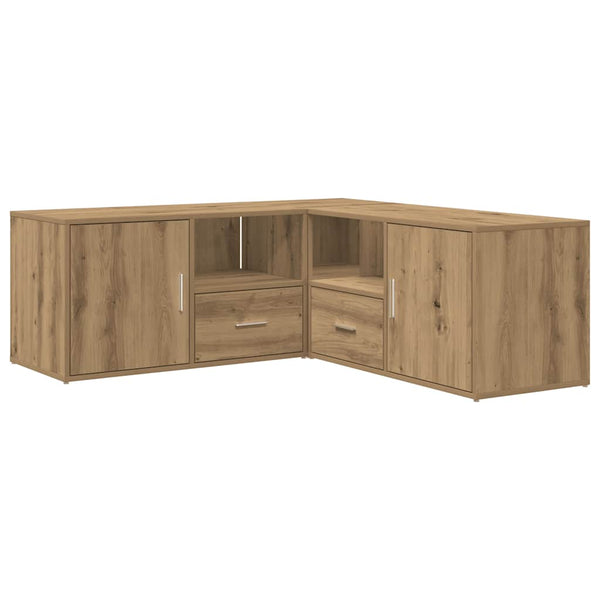 Eckregal Artisan-Eiche 200x40x45 cm