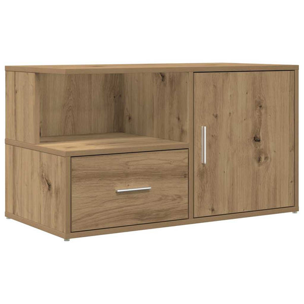 Eckregal Artisan-Eiche 200x40x45 cm