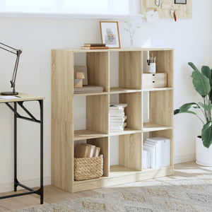 Sonoma-Eiche Bücherregal, 102 cm