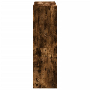 vidaXL Bibliothèque chêne fumé 102x32x108 cm bois d'ingénierie