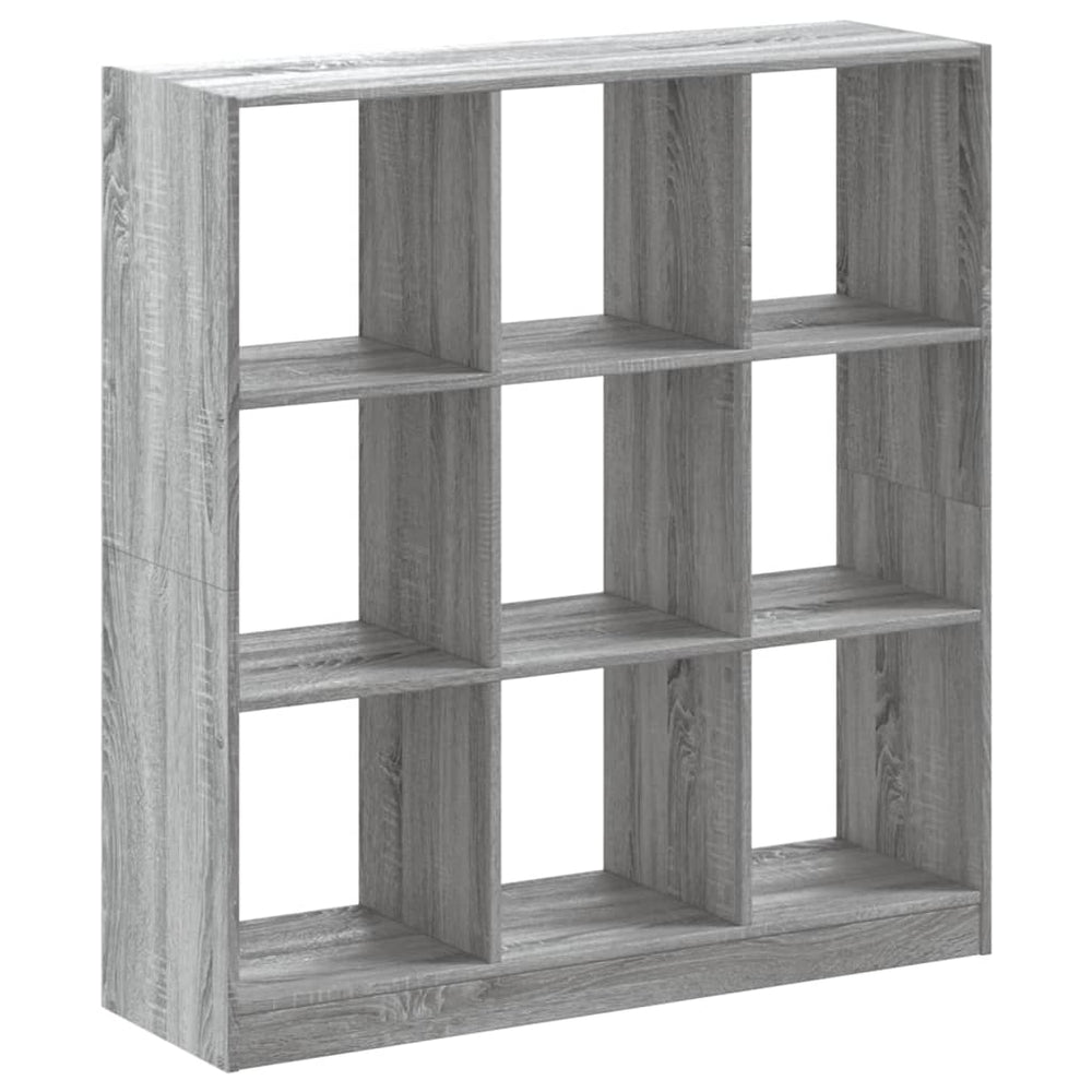 Bücherregal Grau Sonoma 102x32x108 cm