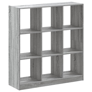 Bücherregal Grau Sonoma 102x32x108 cm
