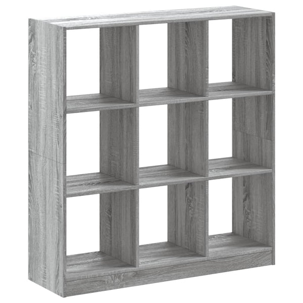 Bücherregal Grau Sonoma 102x32x108 cm