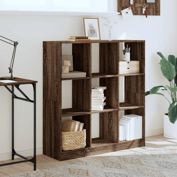 Bücherregal Braun Eichenoptik 102x108 cm