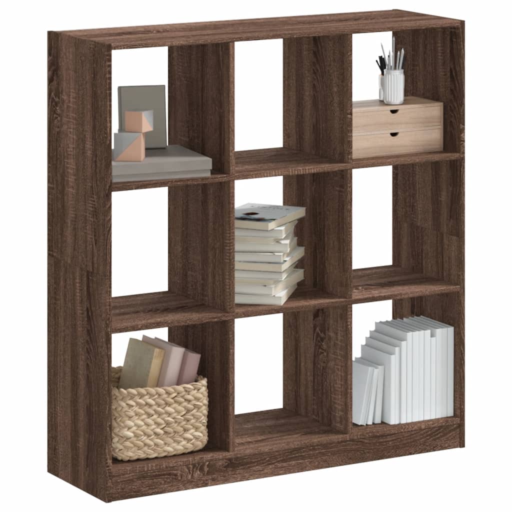 Bücherregal Braun Eichenoptik 102x108 cm