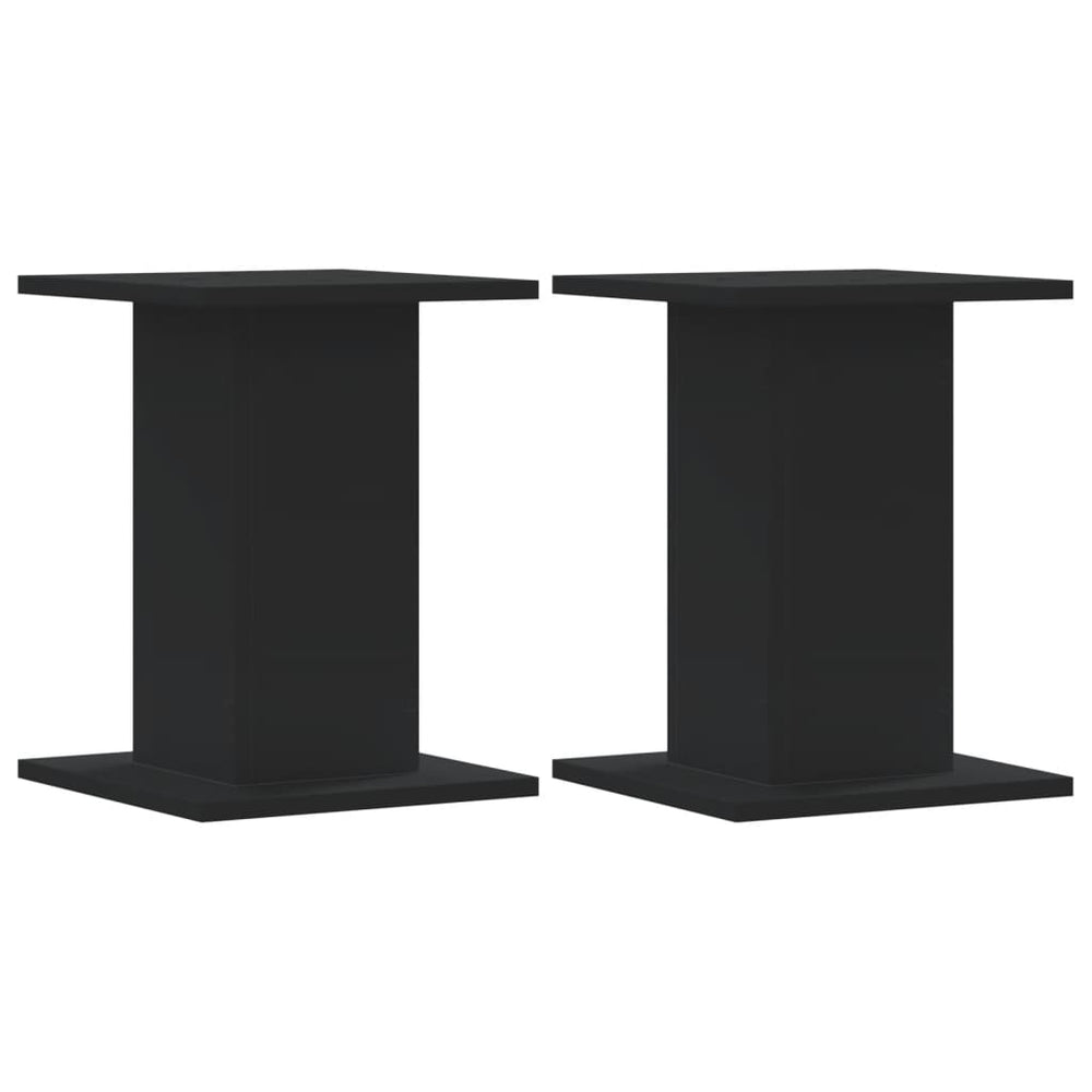 Schwarze Pflanzenständer 2er Set 30x40 cm