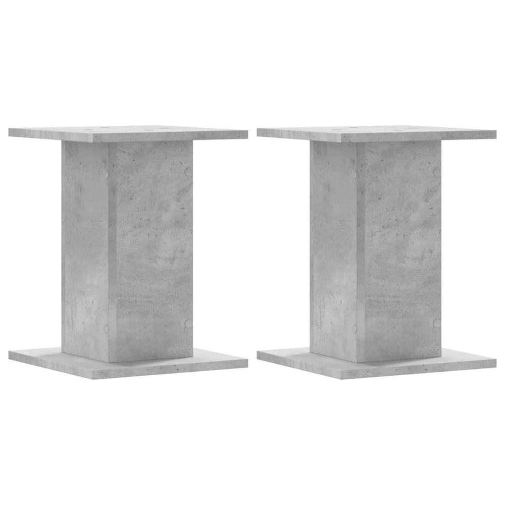 Pflanzenständer 2er Set Betongrau 30x30x40 cm