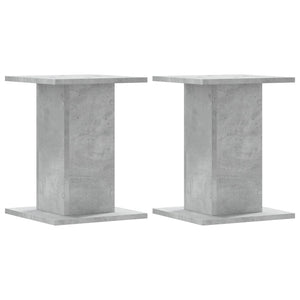 Pflanzenständer 2er Set Betongrau 30x30x40 cm