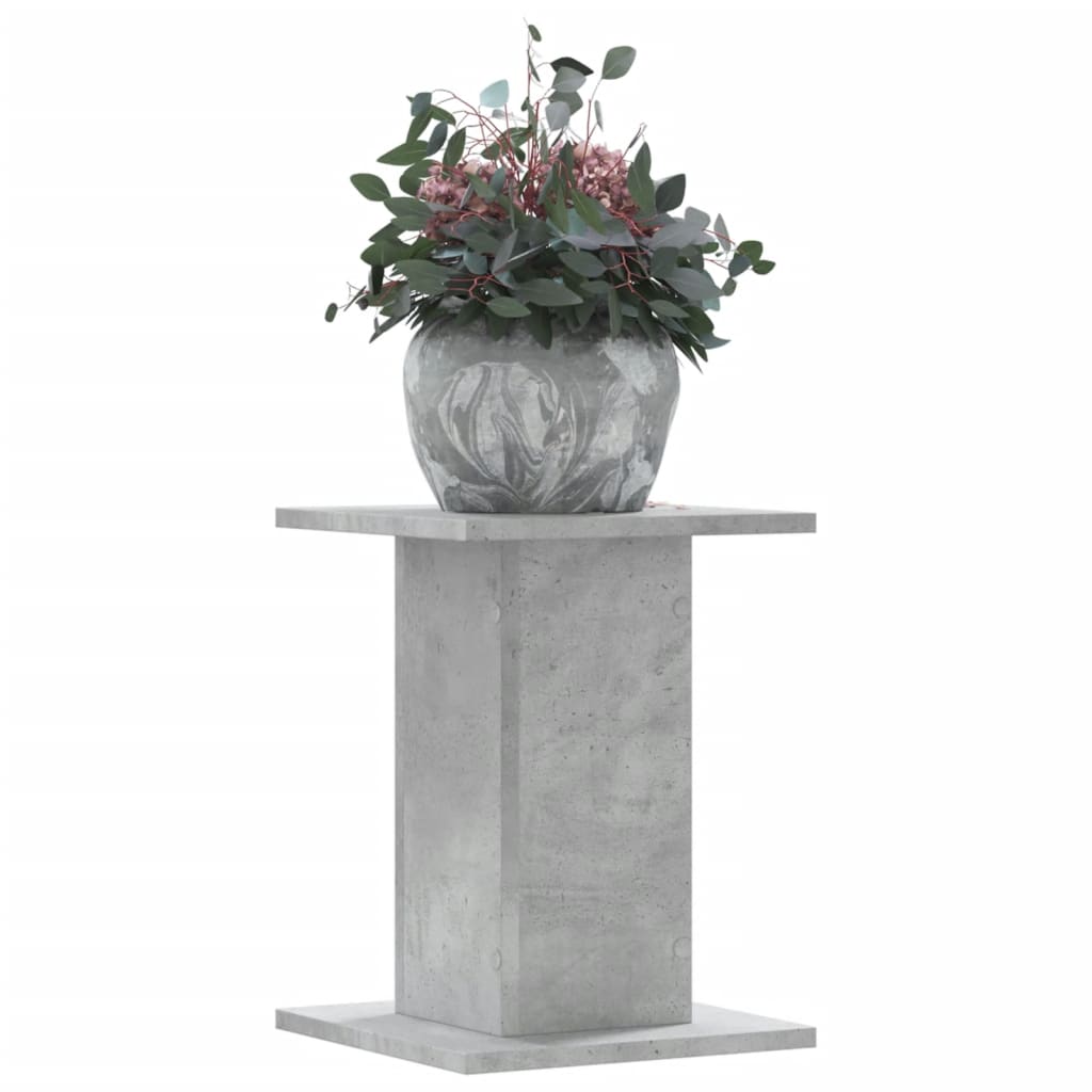 Pflanzenständer 2er Set Betongrau 30x30x40 cm