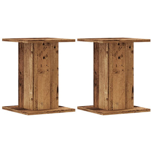 Pflanzenständer 2er Set Altholz-Optik 30x40 cm