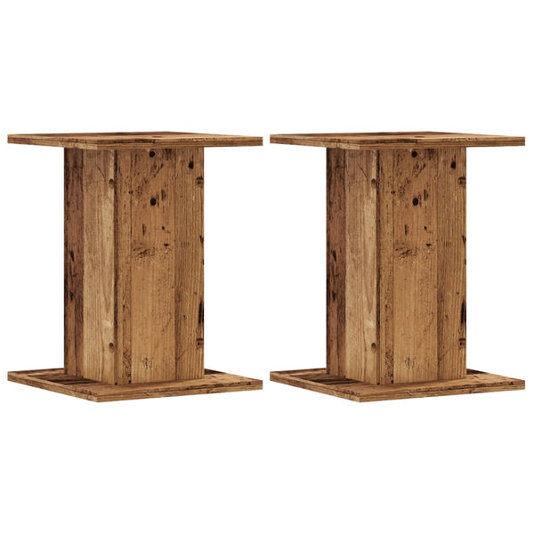 Pflanzenständer 2er Set Altholz-Optik 30x40 cm