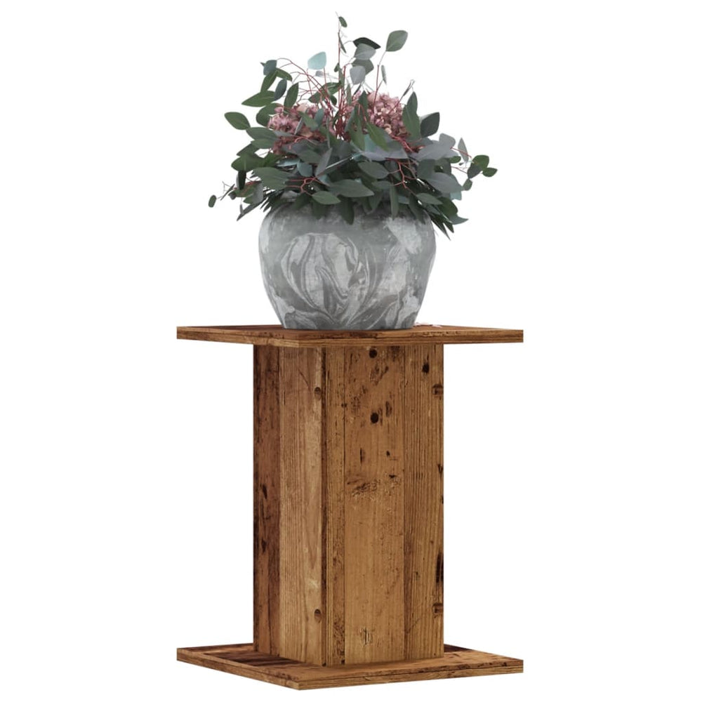 Pflanzenständer 2er Set Altholz-Optik 30x40 cm