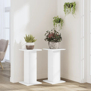 Pflanzenständer 2er Set Weiß 60cm