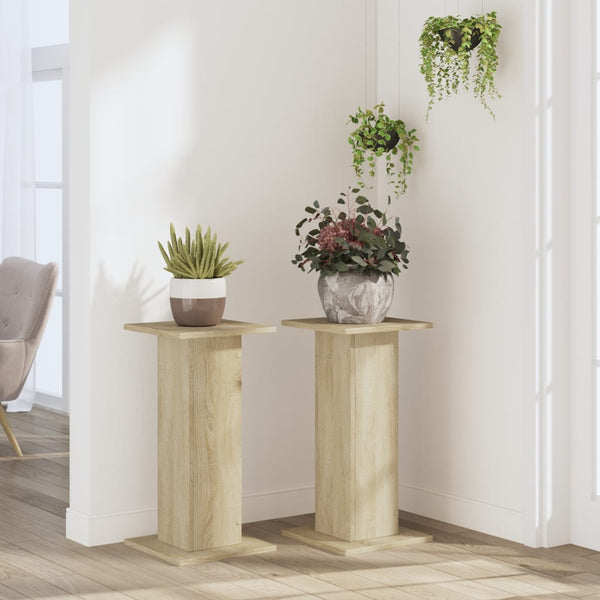 Pflanzenständer 2er Set Sonoma Eiche 60cm