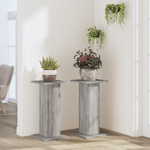 Pflanzenständer 2er Set Grau Sonoma 60cm