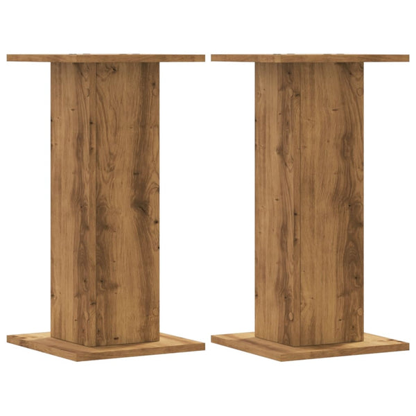 2er Set Pflanzenständer Artisan Eiche 60cm