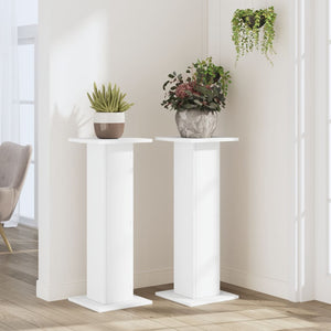Pflanzenständer 2er Set Weiß 80cm