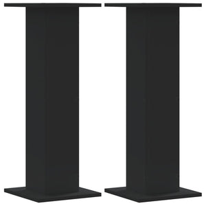 Schwarze Pflanzenständer, 2er Set, 80cm Hoch