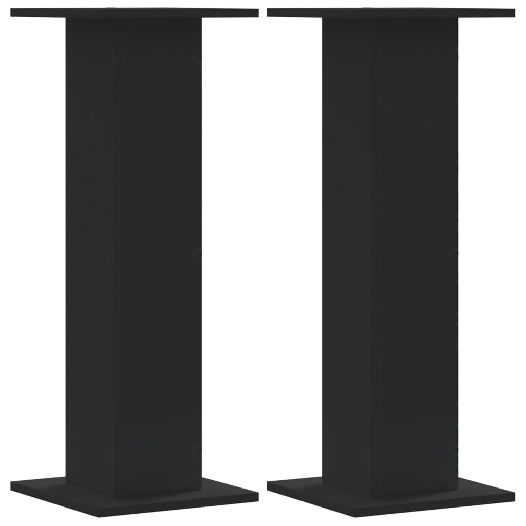 Schwarze Pflanzenständer, 2er Set, 80cm Hoch