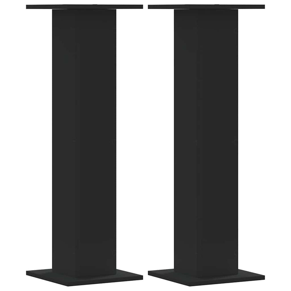 Pflanzenständer Set, Schwarz, 30x30x95 cm